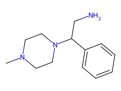 2-(4-Methylpiperazin-1-yl)-2-phenylethanamine structure