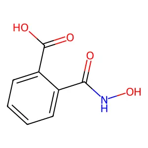 邻苯二甲酸单异羟肟酸 structure