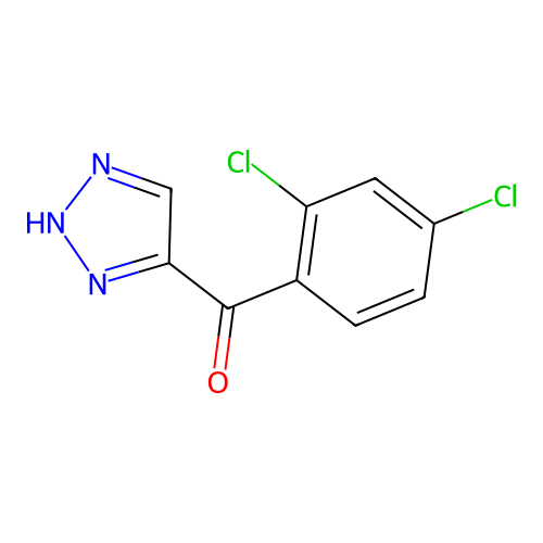 (2,4-Dichlorophenyl)-1H-1,2,3-triazol-5-ylmethanone structure
