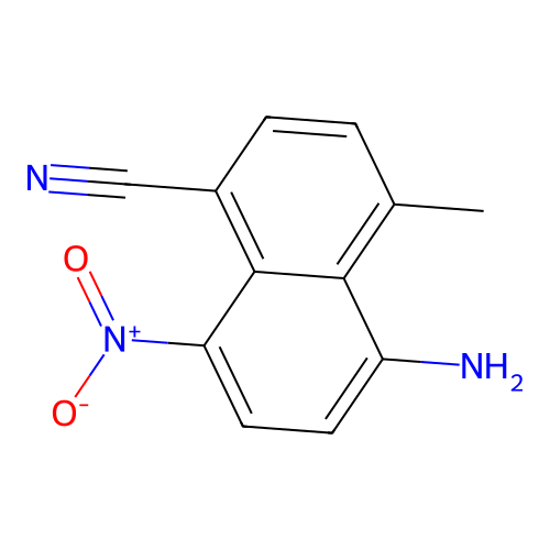 5-Amino-4-methyl-8-nitronaphthalene-1-carbonitrile structure