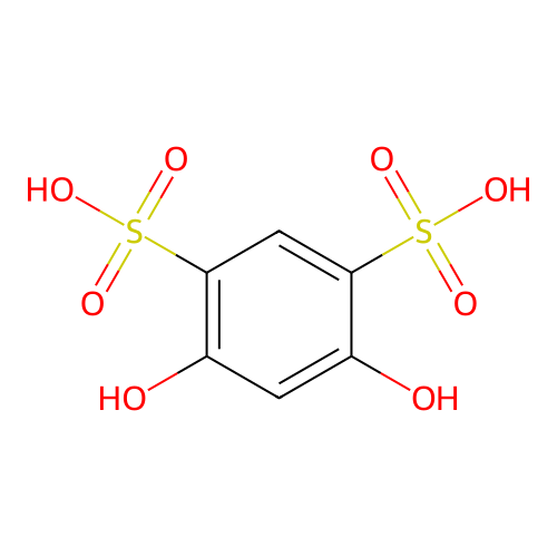 4,6-dihydroxybenzene-1,3-disulfonic Acid structure