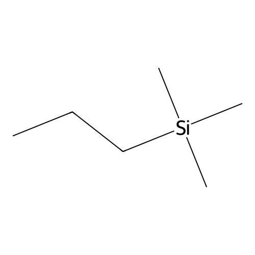 Trimethyl(propyl)silane structure