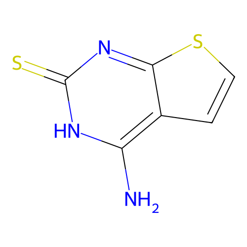4-Aminothieno(2,3-D)Pyrimidine-2-Thiol structure