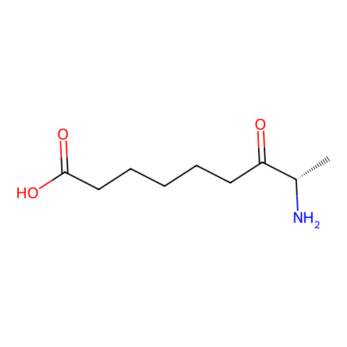 (8S)-8-氨基-7-氧代壬酸 structure