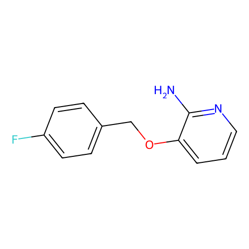 3-[(4-Fluorophenyl)methoxy]pyridin-2-amine structure