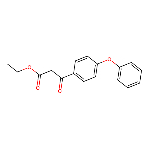 Ethyl 3-oxo-3-(4-phenoxyphenyl)propanoate structure