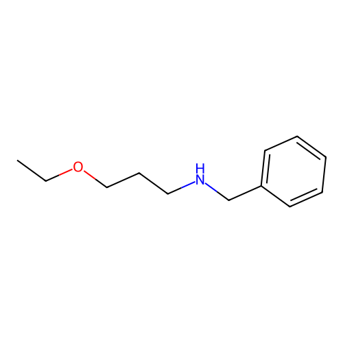 Benzyl(3-ethoxypropyl)amine structure