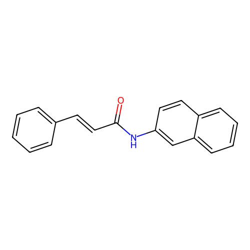 N-β-萘基肉桂酰胺 structure
