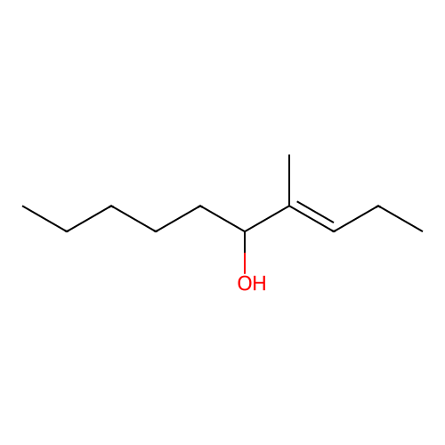 4-Methyldec-3-en-5-ol structure