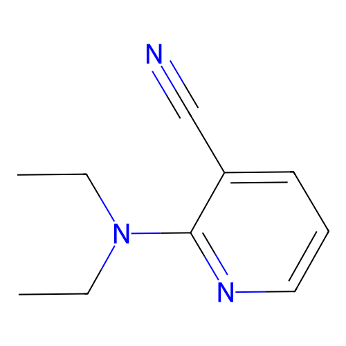 3-Cyano-2-diethylaminopyridine structure