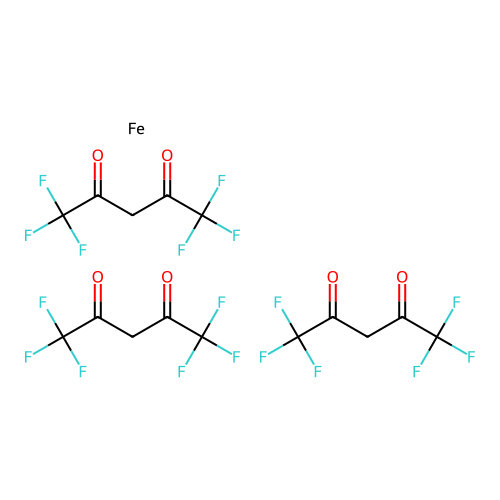 Iron,1,1,5,5,5-hexafluoroacetylacetonato)- structure