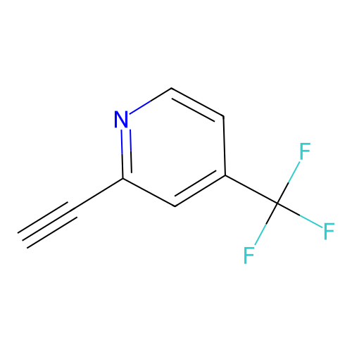 2-Ethynyl-4-(trifluoromethyl)pyridine structure