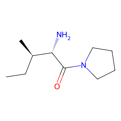 Pyrrolidine, 1-[(2S,3R)-2-amino-3-methyl-1-oxopentyl]- structure