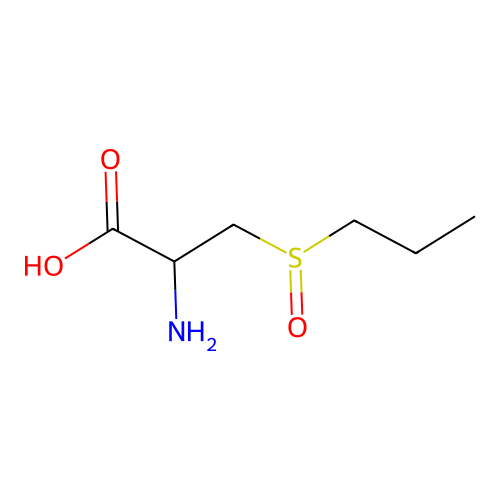 (R)C(R)S-S-Propylcysteine sulfoxide structure