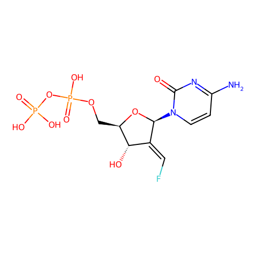 2'-Fluoromethylene-2'-deoxycytidine 5'-diphosphate structure