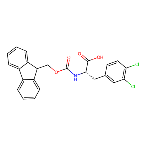 Fmoc-3,4-dichloro-L-phenylalanine structure