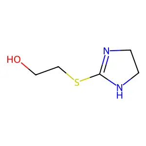 2-[(4,5-Dihydro-1H-imidazol-2-yl)sulfanyl]ethan-1-ol structure