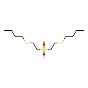 Sulfone, bis(2-(butylthio)ethyl) structure