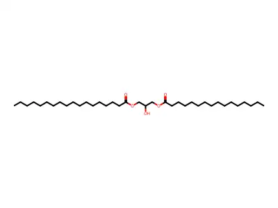 Glyceryl 1,3-palmitostearate structure