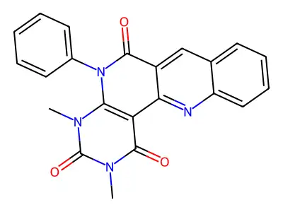 4,6-Dimethyl-8-phenyl-4,6,8,18-tetrazatetracyclo[8.8.0.02,7.012,17]octadeca-1(18),2(7),10,12,14,16-hexaene-3,5,9-trione structure