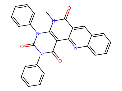 8-Methyl-4,6-diphenyl-4,6,8,18-tetrazatetracyclo[8.8.0.02,7.012,17]octadeca-1(18),2(7),10,12,14,16-hexaene-3,5,9-trione structure