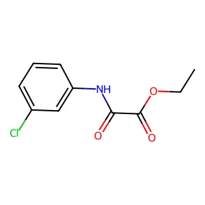 ethyl 2-(3-chloroanilino)-2-oxoacetate structure