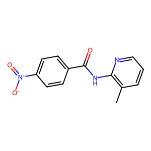 Benzamide, N-(3-methyl-2-pyridinyl)-4-nitro- structure