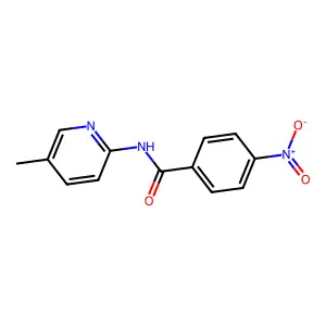 Benzamide, N-(5-methyl-2-pyridinyl)-4-nitro- structure
