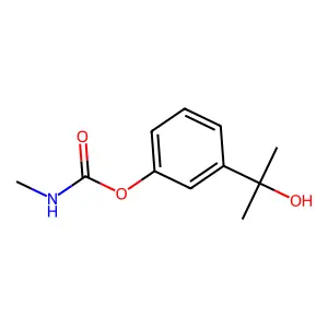 Benzenemethanol, alpha,alpha-dimethyl-3-(((methylamino)carbonyl)oxy)- structure