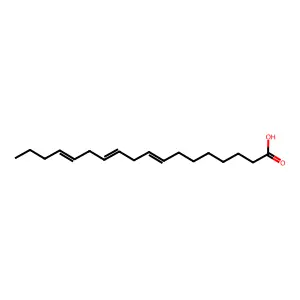 8,11,14-十八碳三烯酸 structure