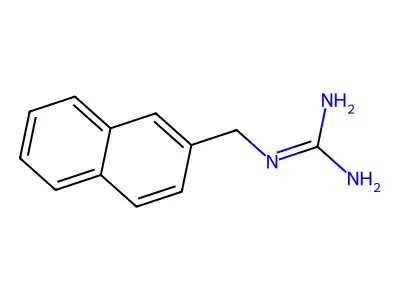N-(2-naphthylmethyl)guanidine structure
