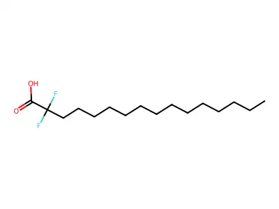 2,2-Difluoro-hexadecanoic acid structure