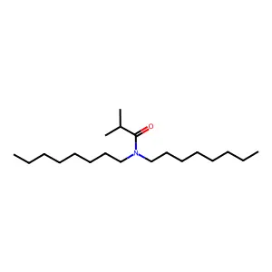 N,N-二辛基-2-甲基丙酰胺 structure