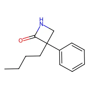 3-Butyl-3-phenyl-3,4-dihydroazet-2-ol structure
