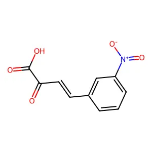 4-(3-Nitrophenyl)-2-oxobut-3-enoic acid structure