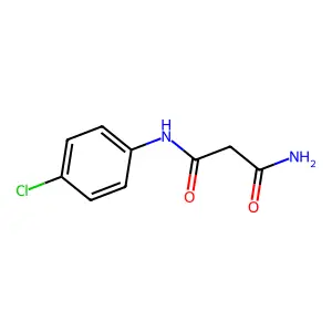 N1-(4-Chlorophenyl)propanediamide structure