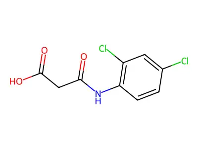 3-(2,4-Dichloroanilino)-3-oxopropanoic acid structure