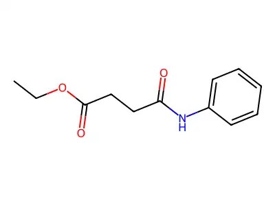Ethyl 4-anilino-4-oxobutanoate structure