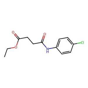 Ethyl 4-(4-chloroanilino)-4-oxobutanoate structure