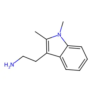 1,2-二甲基-1H-吲哚-3-乙胺 structure