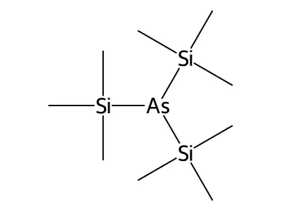 Tris(trimethylsilyl)arsine structure
