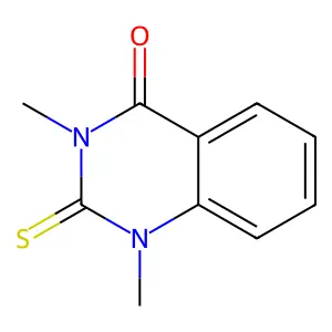 4(1H)-Quinazolinone, 2,3-dihydro-1,3-dimethyl-2-thioxo- structure
