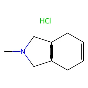 4a,8a-(Methaniminomethano)naphthalene, 1,4,5,8-tetrahydro-10-methyl-, hydrochloride structure