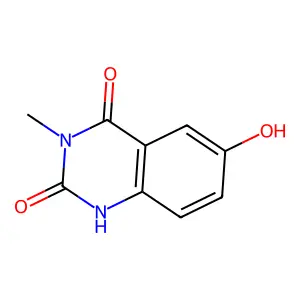3-Methyl-6-hydroxyquinazoline-2,4-dione structure