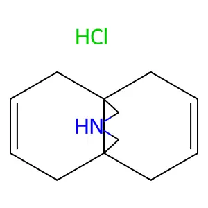 4a,8a-(Methaniminomethano)naphthalene, 1,4,5,8-tetrahydro-, hydrochloride structure
