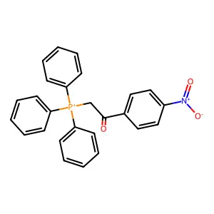 1-(4-(Hydroxy(oxido)amino)phenyl)-2-(triphenylphosphoranyl)ethanone structure