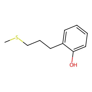 2-[3-(Methylsulfanyl)propyl]phenol structure