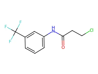 3-chloro-N-[3-(trifluoromethyl)phenyl]propanamide structure
