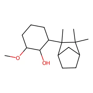 2-甲氧基-6-(2,3,3-三甲基双环(2.2.1)庚-2-基)环己醇 structure