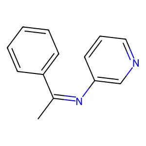 1-phenyl-N-pyridin-3-ylethanimine structure